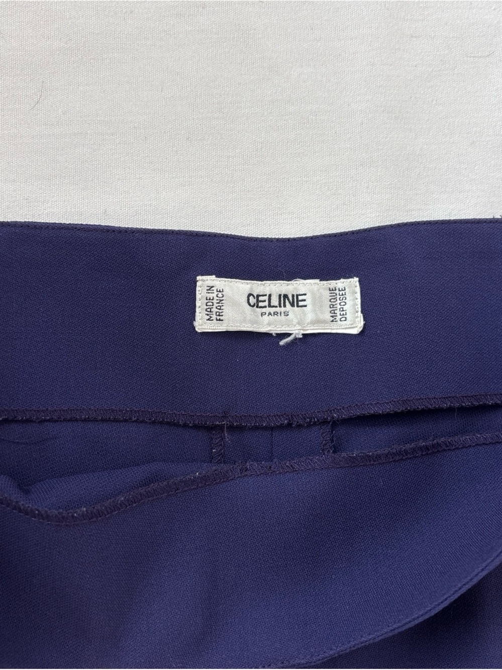 Celine Deep Purple High-Waist Women's Trousers